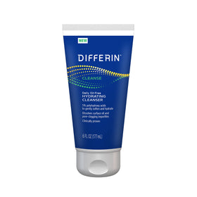 Differin front packaging showing bottle and label, clear brand reassurance