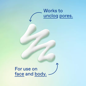 Differin ingredient label highlighting 5% benzoyl peroxide key benefit