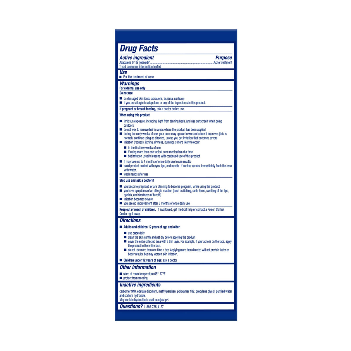 Differin used for maskne scenario showing protection against mask-related breakouts