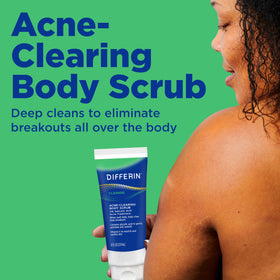 Differin close-up of scrub texture highlighting gentle exfoliation