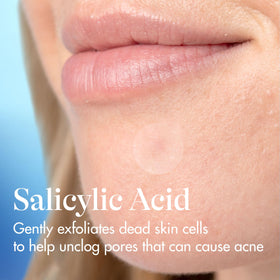 Differin gel texture detail illustrating lightweight application
