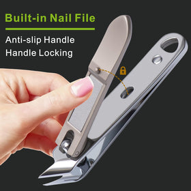 DIGNITY built-in nail file for smoothing and finishing edges