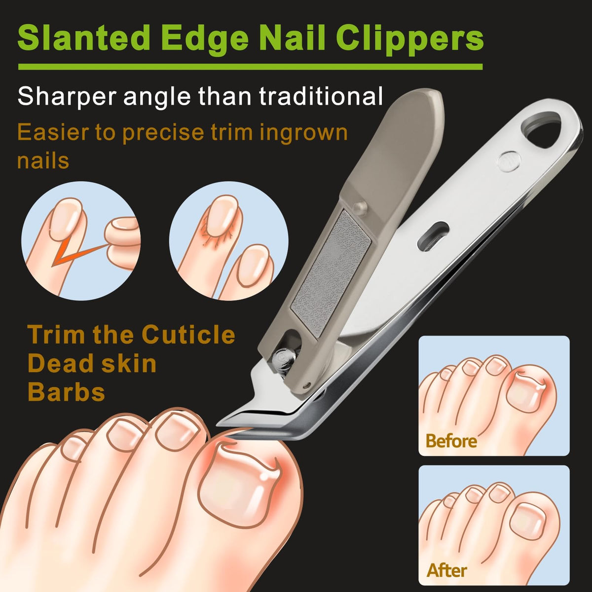 DIGNITY ergonomic non-slip handle detail for comfortable steady grip