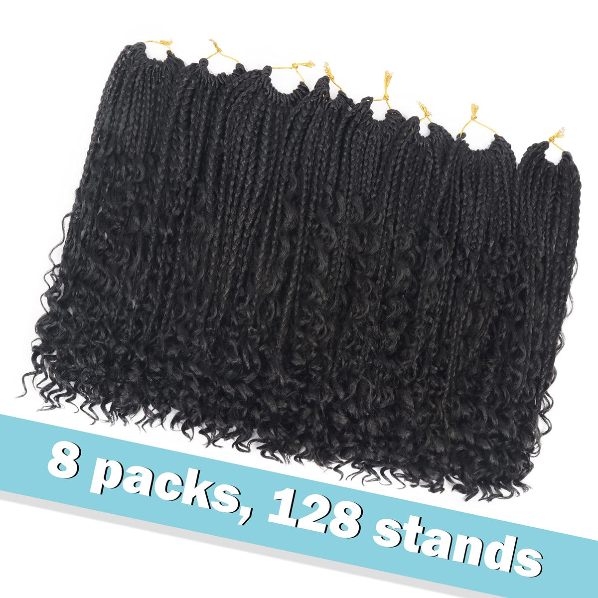 Diha close-up of braid texture showing smooth synthetic fibers for natural look