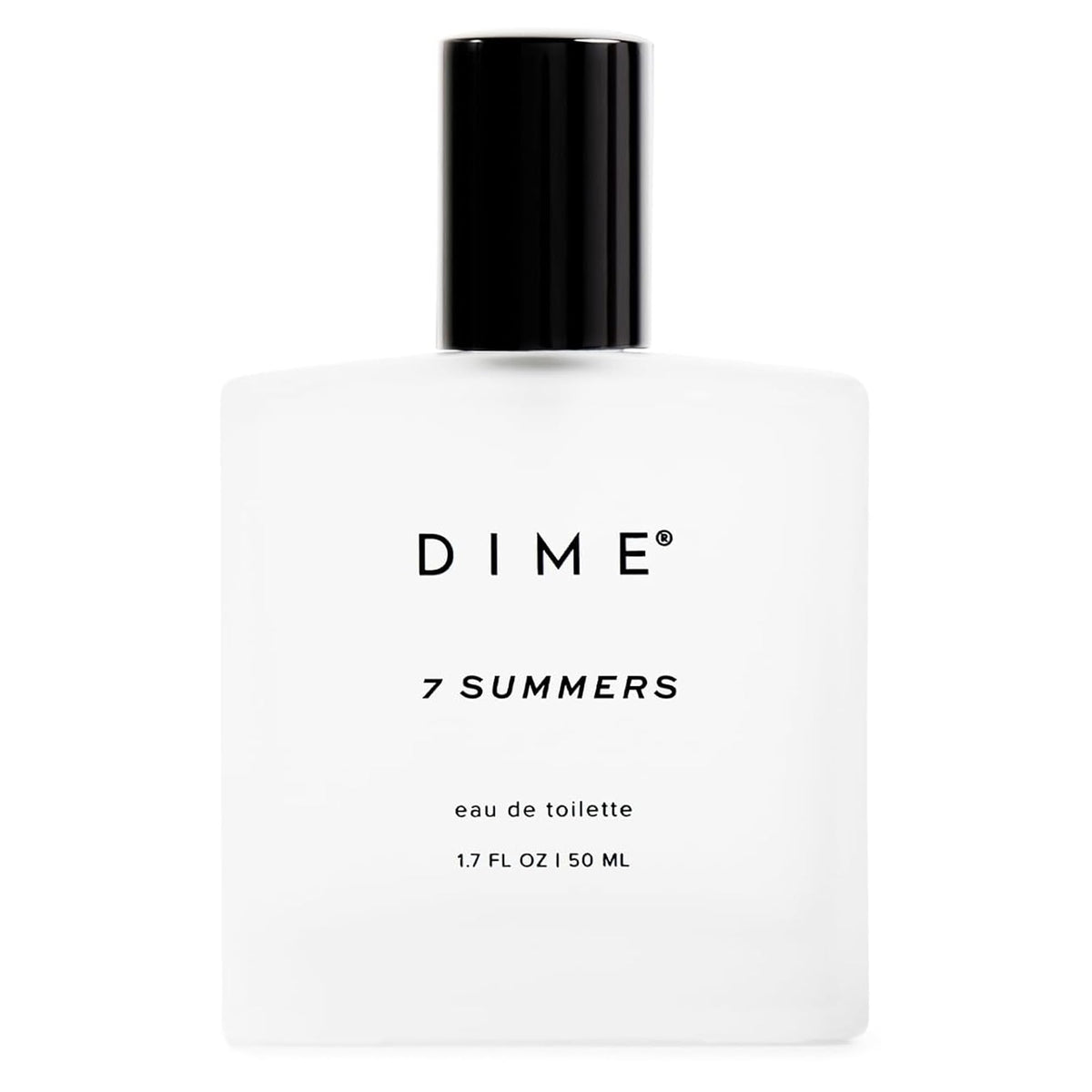 DIME front bottle view showcasing sleek design and everyday scent benefit