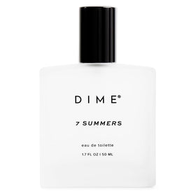 DIME front bottle view showcasing sleek design and everyday scent benefit