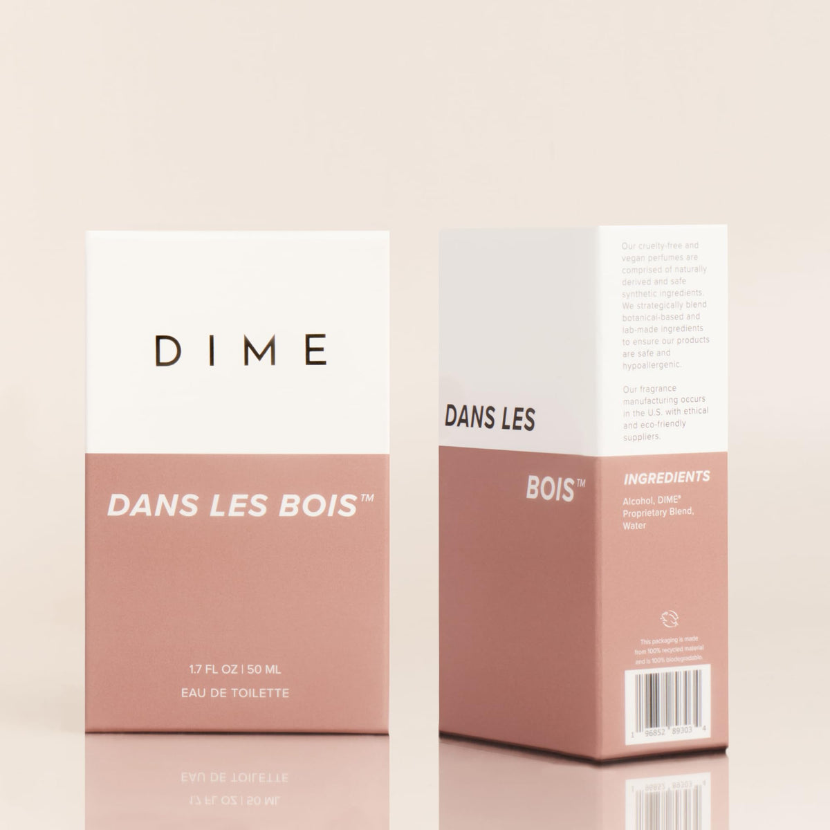 DIME in evening outfit setting showing versatile scent for nights out