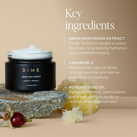 DIME cream being scooped to show easy application and fast absorption benefit
