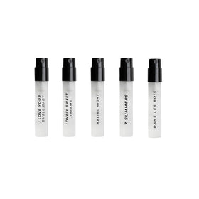 DIME five 2ml sprays lined up, convenient selection for travel