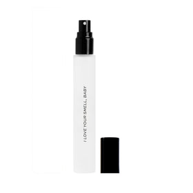 DIME front view of 10ml travel perfume showing compact packaging and portability benefit