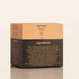 DIME ingredients label close-up showing acid blend and clean-beauty transparency benefit