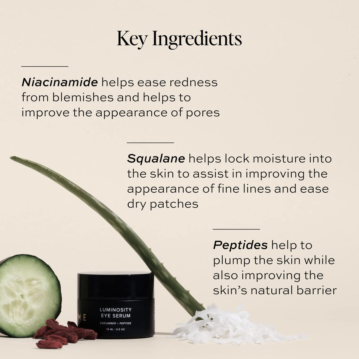 DIME label close-up highlighting key ingredients for informed shoppers