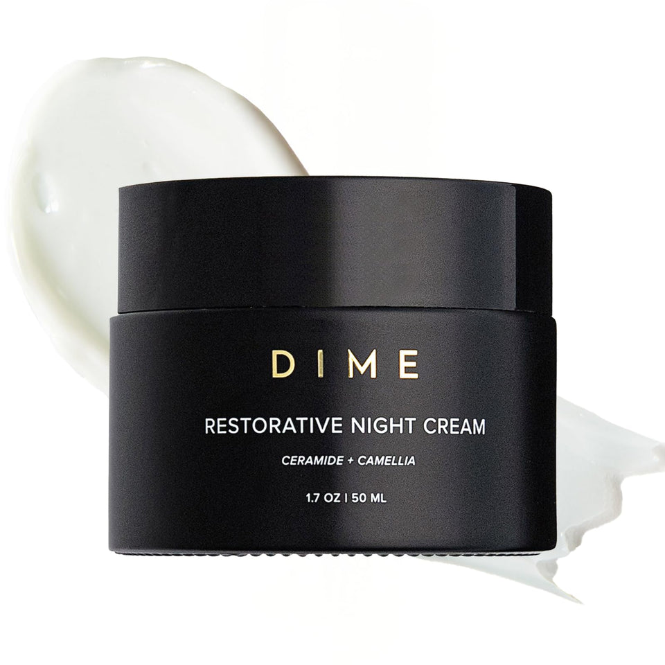DIME jar front view showing product branding and clean packaging benefit