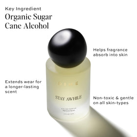 DIME perfume ingredient close-up with pistachio and vanilla for gourmand clarity