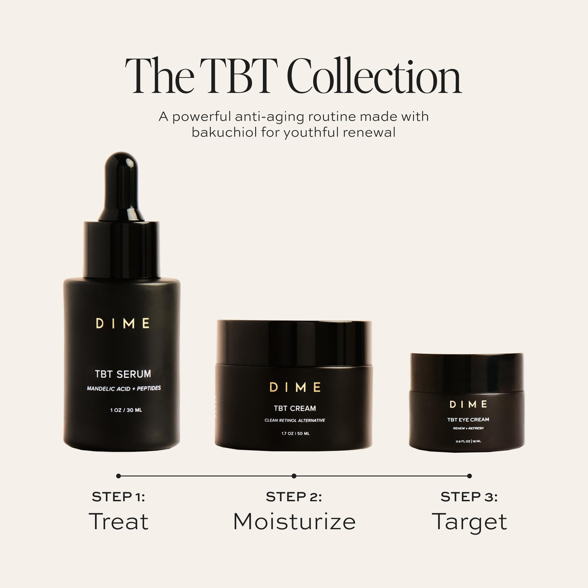DIME product label close-up showing clean-ingredient transparency benefit