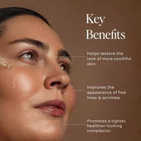 DIME TBT Serum dropper closeup highlighting precise application