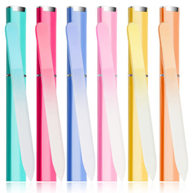 Diodiva glass files in a purse to show travel-ready convenience and on-the-go grooming