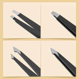 Diodiva tweezers held in hand to show size and ergonomic control