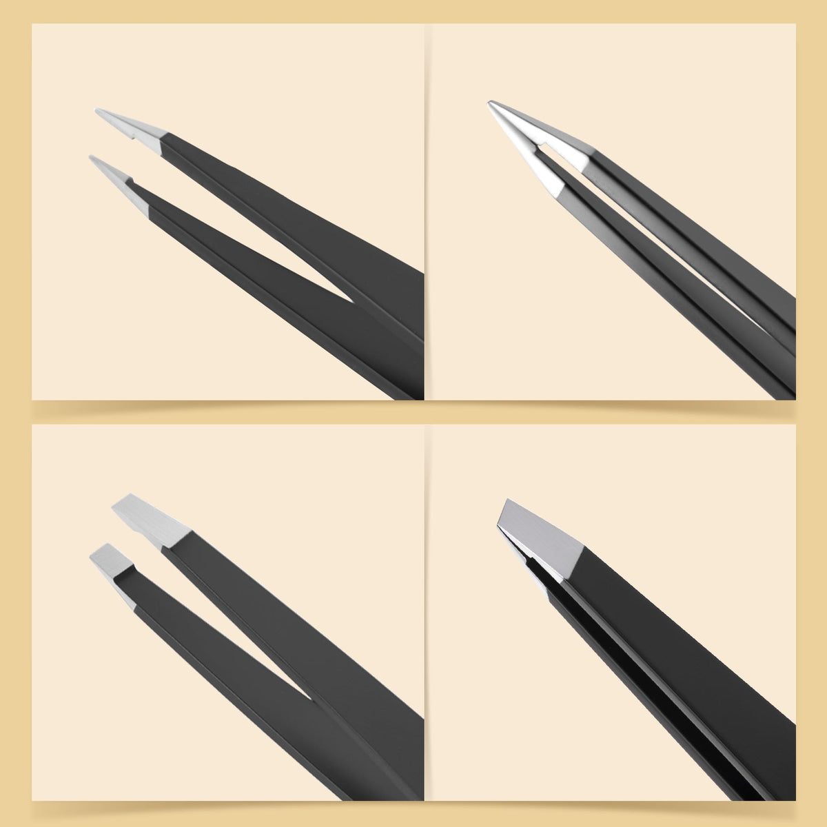 Diodiva tweezers neatly stored in compact protective case for travel