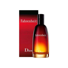 Dior Fahrenheit 3.4 oz bottle held in hand to show size and everyday carry benefit