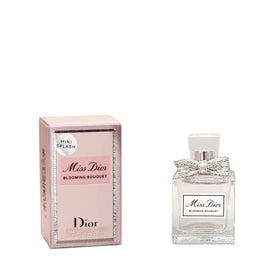 Dior Miss Dior front packaging shows elegant mini bottle and brand prestige