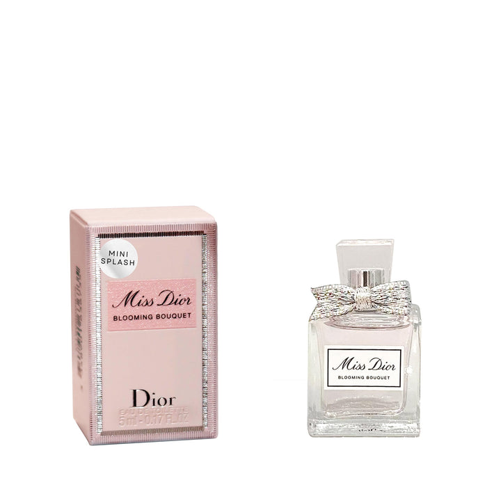 Dior Miss Dior front packaging shows elegant mini bottle and brand prestige