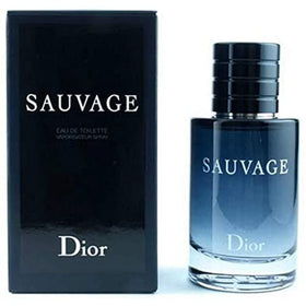 Dior Sauvage front bottle showing elegant packaging and clear brand presence