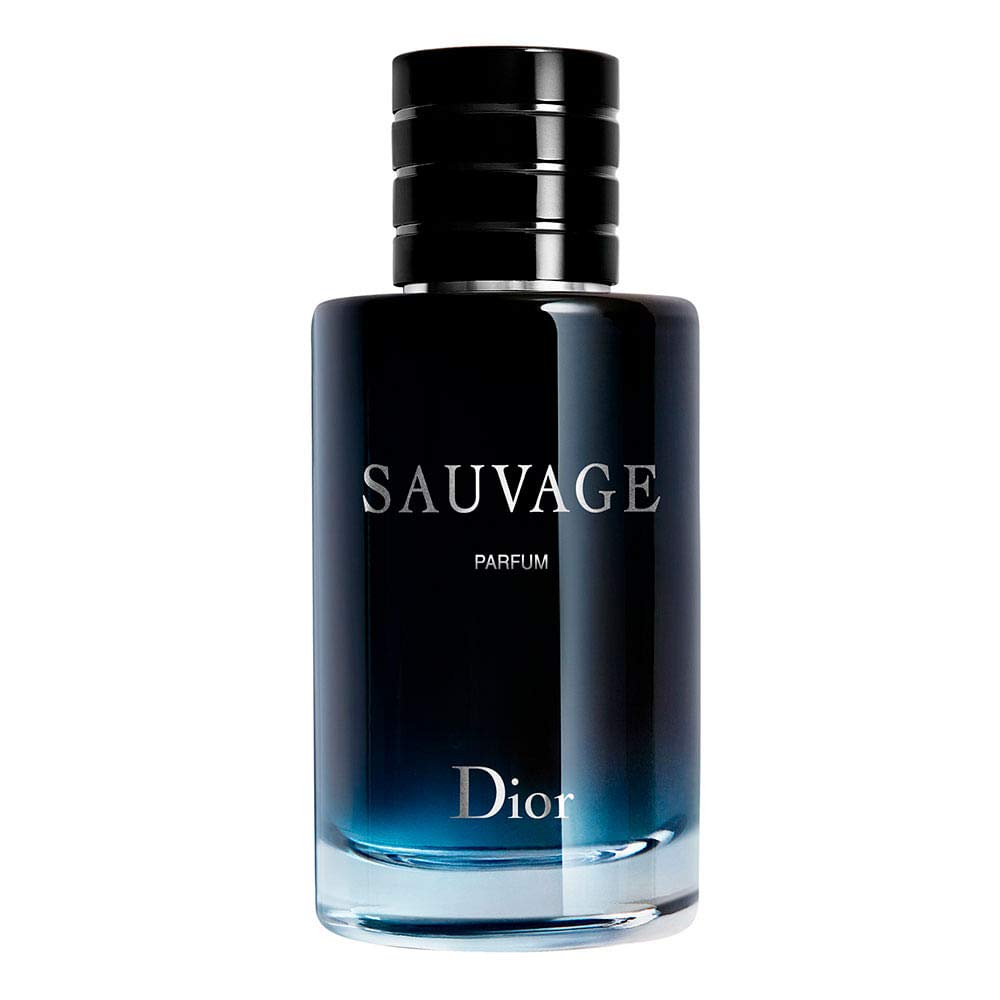 Dior Sauvage bottle front view showing elegant design and premium presentation