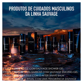 Dior Sauvage in hand at dusk illustrating evening wear and confident presence