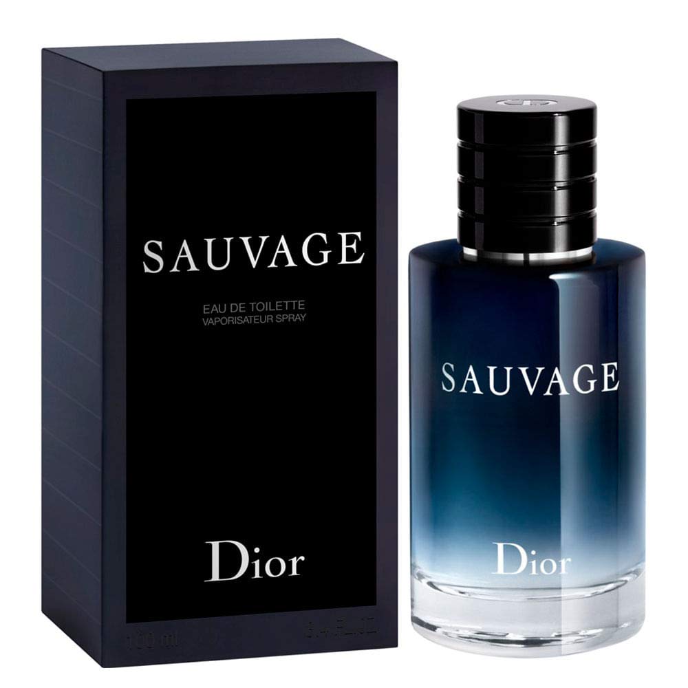 Dior Sauvage side label detail highlighting authentic branding and clear ingredient benefit