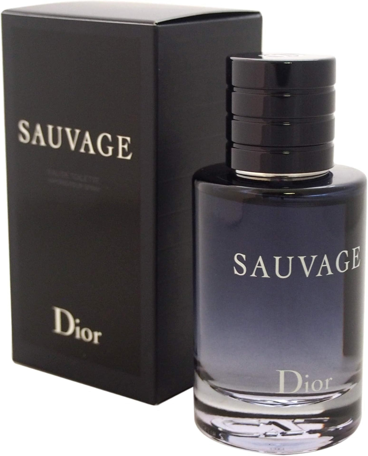 Hand holding Dior Sauvage 60 ml to show scale and convenience for travel