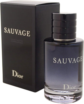 Hand holding Dior Sauvage 60 ml to show scale and convenience for travel