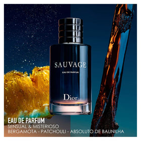 Dior Sauvage atomizer spray closeup demonstrating fine mist and easy application