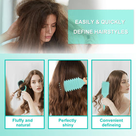 DiorSun brush held in hand showing travel-friendly size and control
