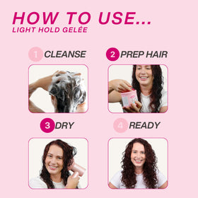 Dippity Do before and after curl transformation showing definition benefit