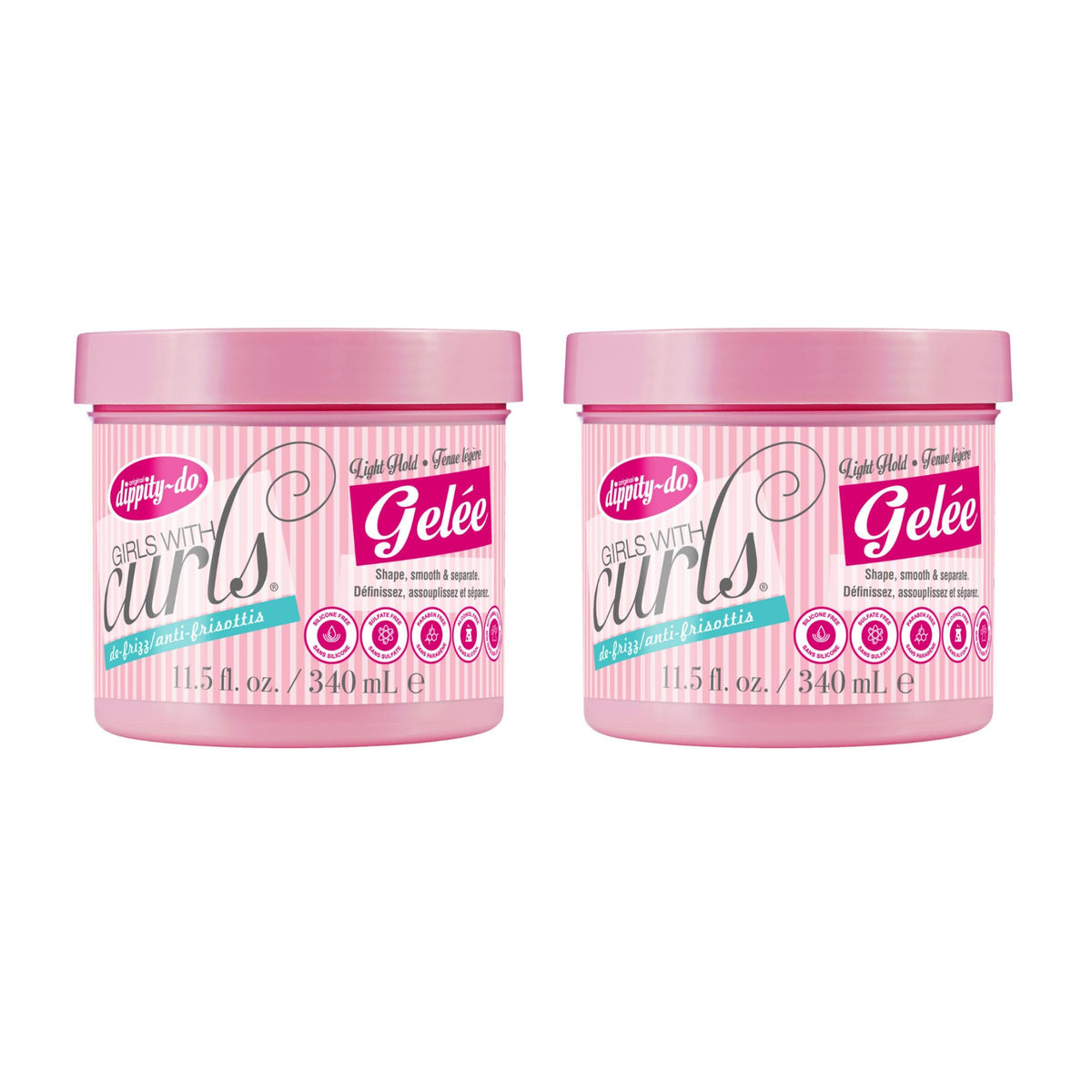 Dippity Do front packaging showing product and defined soft curls benefit