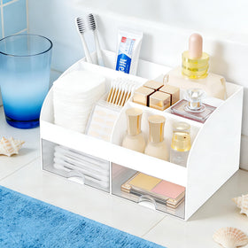 DIRZHX drawers open revealing organized lipsticks and small cosmetics for quick access