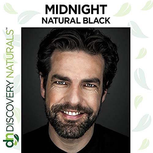 Discovery Naturals applying henna to hair showing full-root coverage benefit
