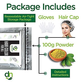 Discovery Naturals beard application illustrating even gray coverage