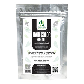 Discovery Naturals front packaging showing midnight black kit benefits