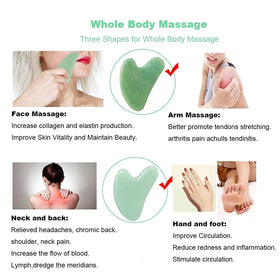 Ditind gua sha applied on shoulder for tension relief benefit