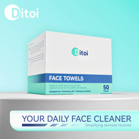 Ditoi fiber label close-up showing plant-based material for gentle care