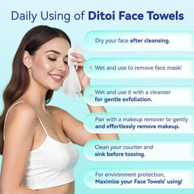 Ditoi close-up of towel texture highlighting softness and absorbency