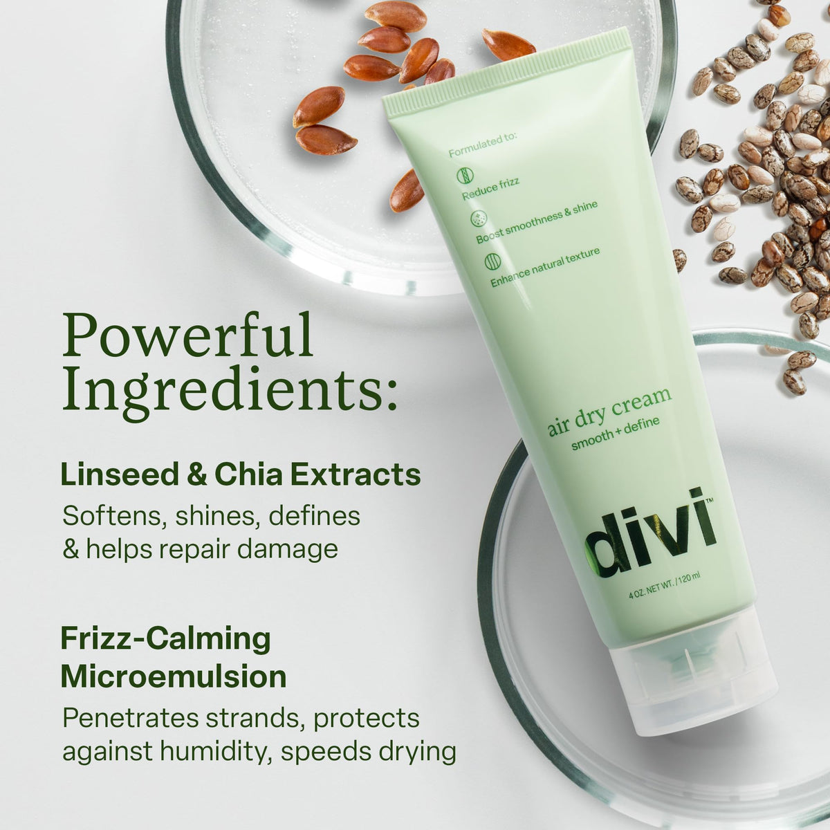 Divi product on hand showing application amount for even distribution and control