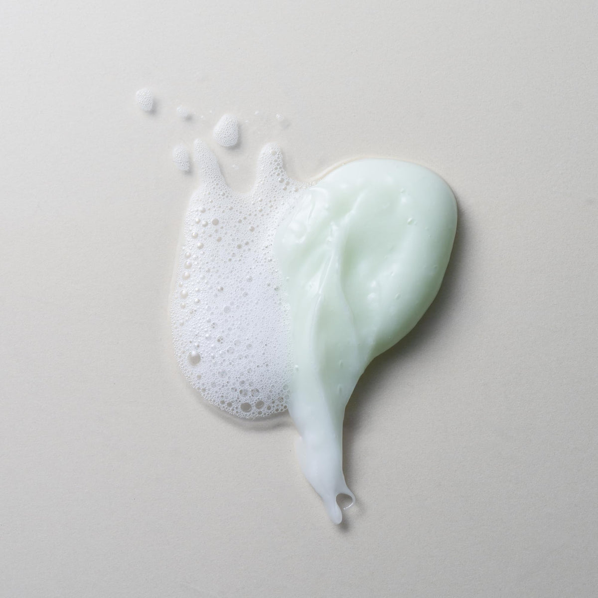 Divi foam and lather action illustrating gentle yet effective cleanse