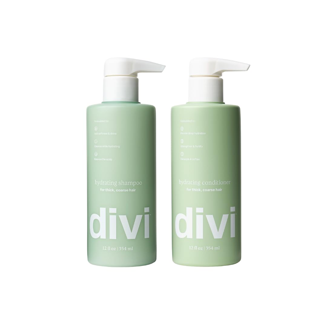 Divi hydrating duo front packaging showing bottles and benefits