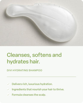 Divi back label close-up highlighting ingredients and transparency benefit
