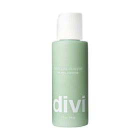 Divi front bottle view showing clean label and volume benefit