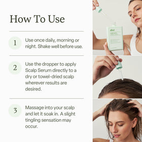 divi ingredient collection caffeine peppermint rosemary highlighting key actives and scalp benefits