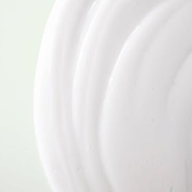Divi label close-up listing vegan and paraben-free features for transparency benefit